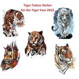 Tiger Tattoo sticker for the Tiger year 2022